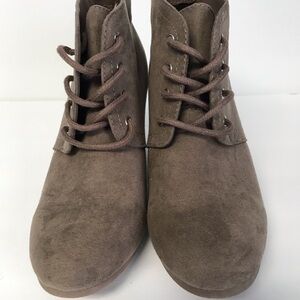 Brown Suede Ankle Boots